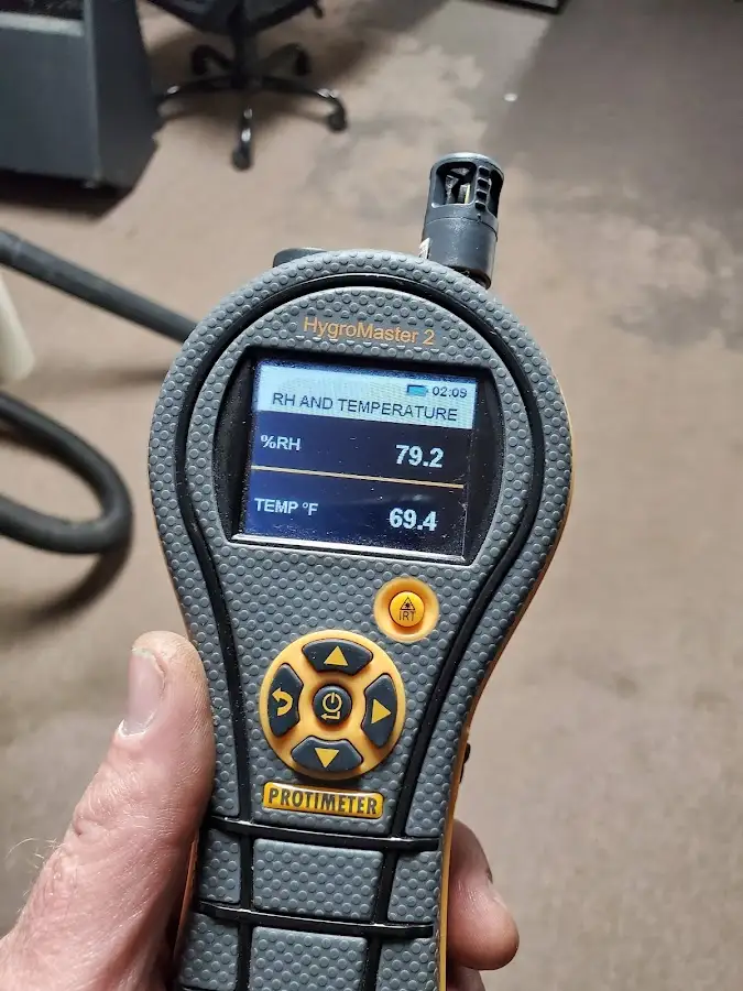 Moisture meter humidity assessment for Mold Remediation & Removal in Saks